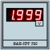 Voltmetros e Ampermetros linha IDT-720/ CIDT-721